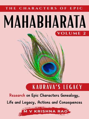 cover image of The Characters of Epic Mahabharata, Volume 2